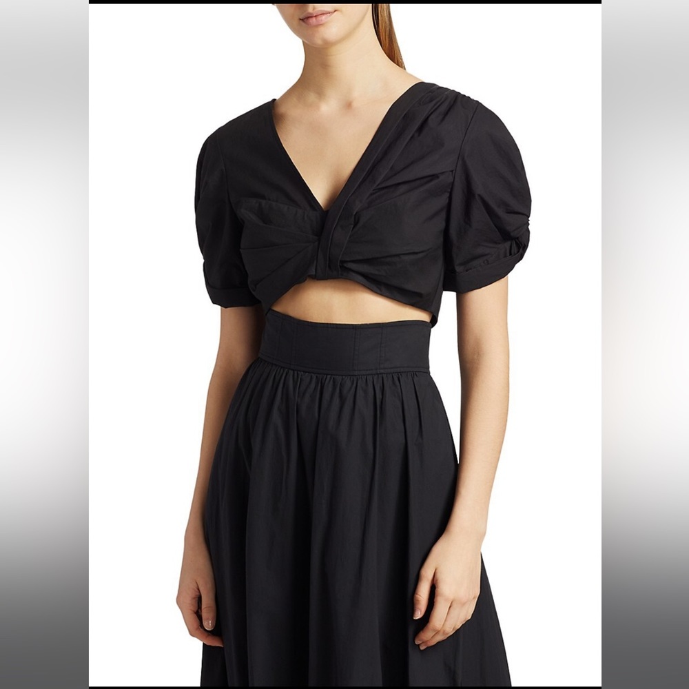 A.L.C.
Ryan Puff Sleeve Cropped Top